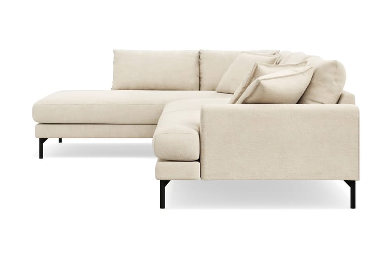 Menard Premium 5-istuttava vasenkätinen L-muotoinen syvä divaanisohva chenillestä - Beige - Huonekalut - Sohva - Divaanisohva