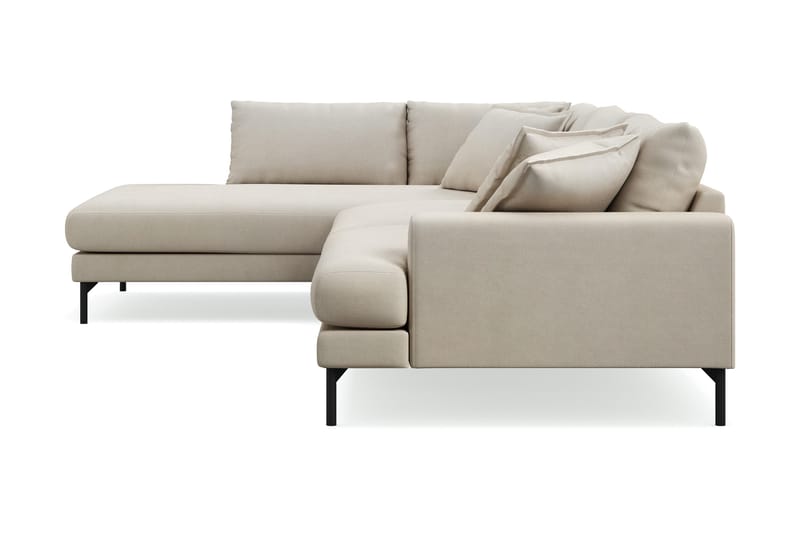 Menard Premium 5-istuttava vasenkätinen L-muotoinen syvä divaanisohva kankaasta - Beige - Huonekalut - Sohva - Divaanisohva
