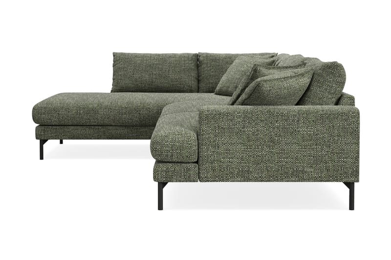 Menard Premium 5-istuttava Vasenkätinen L-muotoinen Syvä Leposohva Chenillellä - Vihreä - Huonekalut - Sohva - Divaanisohva