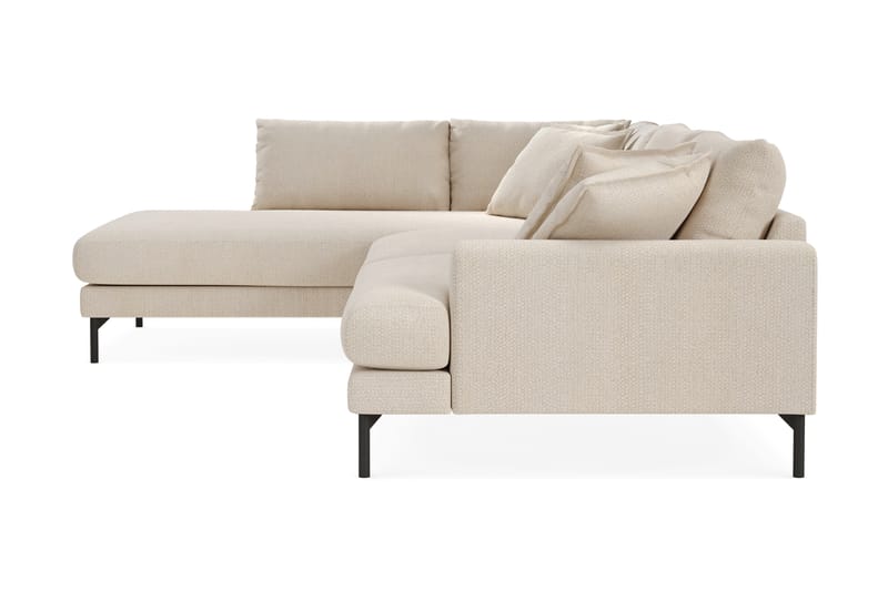 Menard Premium 5-istuttava Vasenkätinen L-muotoinen Syvä Leposohva Chenillellä - Vaalea beige - Huonekalut - Sohva - Divaanisohva