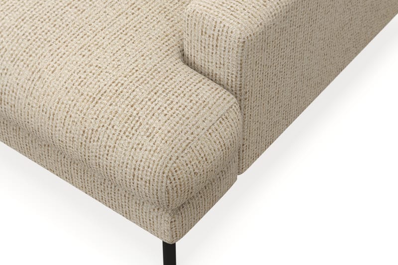 Menard Premium 5-istuttava Vasenkätinen L-muotoinen Syvä Leposohva Chenillellä - Beige - Huonekalut - Sohva - Divaanisohva