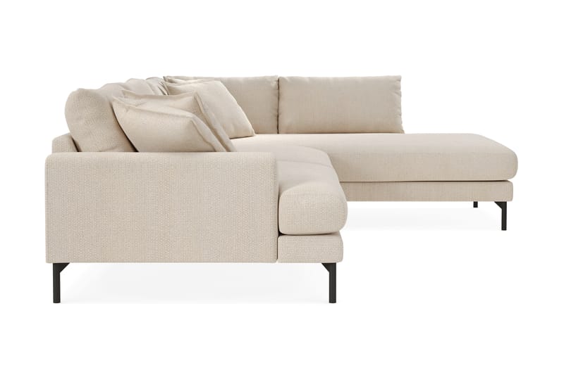 Menard Premium 5-istuttava Oikeakätinen L-muotoinen Syvä Leposohva Chenillellä - Vaalea beige - Huonekalut - Sohva - Divaanisohva