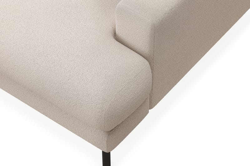 Menard Premium 5-istuttava Vasenkätinen L-muotoinen Syvä Leposohva Bouclélla - Vaalea beige - Huonekalut - Sohva - Divaanisohva