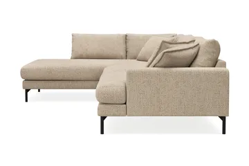 Menard Premium 5-istuttava vasenkätinen L-muotoinen syvä divaanisohva chenillestä - Beige - Huonekalut - Sohva - Divaanisohva