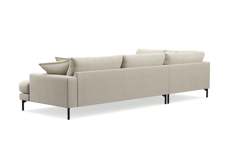 Menard Premium 5-istuttava vasenkätinen L-muotoinen syvä divaanisohva kankaasta - Beige - Huonekalut - Sohva - Divaanisohva
