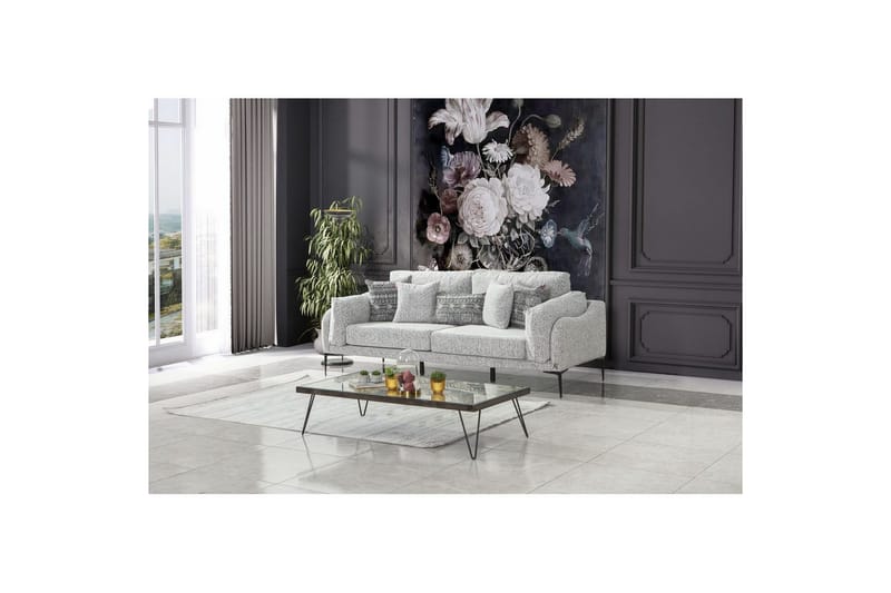 Mijara Sohva 3-sits, Harmaa