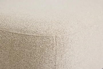 Milano 5-istuttava pyöristetty oikeakätinen L-sohva matalalla selkänojalla, beige bouclé - Beige - Huonekalut - Sohva - Divaanisohva