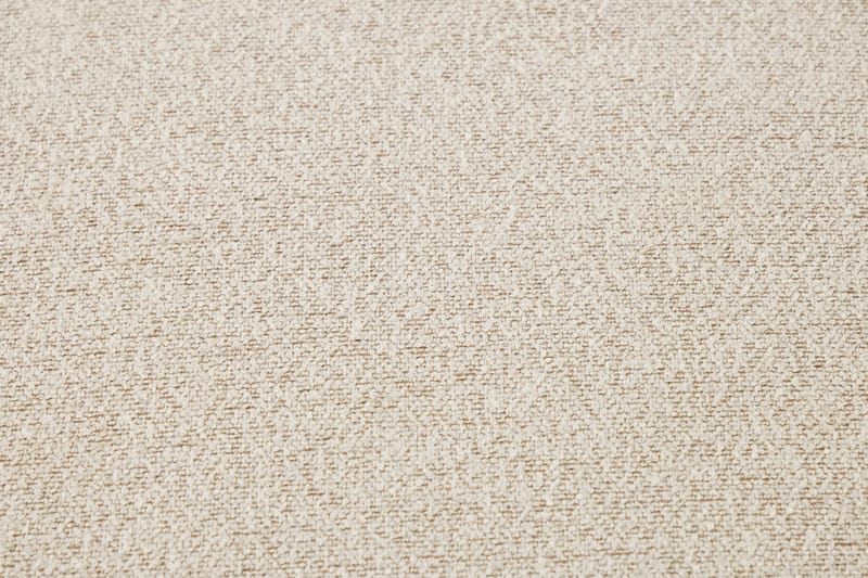 Milano 5-istuttava Pyöristetty Casenkätinen L-sohva Matalalla Selkänojalla, Beige Boucle - Huonekalut - Sohva - Divaanisohva