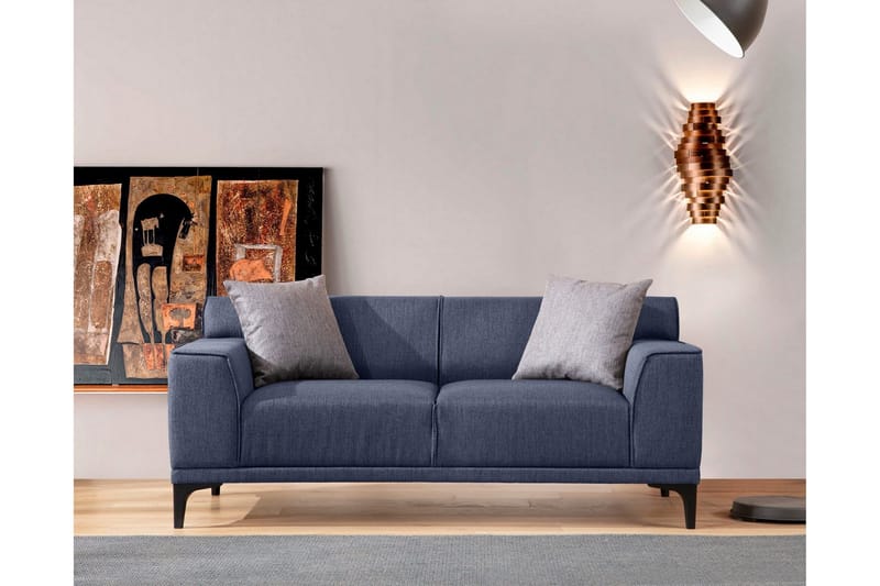 Mississauga Sohva 2-istuttava - Sininen - Huonekalut - Sohva - 2:n istuttava sohva