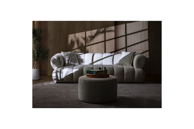 Mississauga Sohva 3-istuttava - Valkoinen - Huonekalut - Sohva - 3:n istuttava sohva