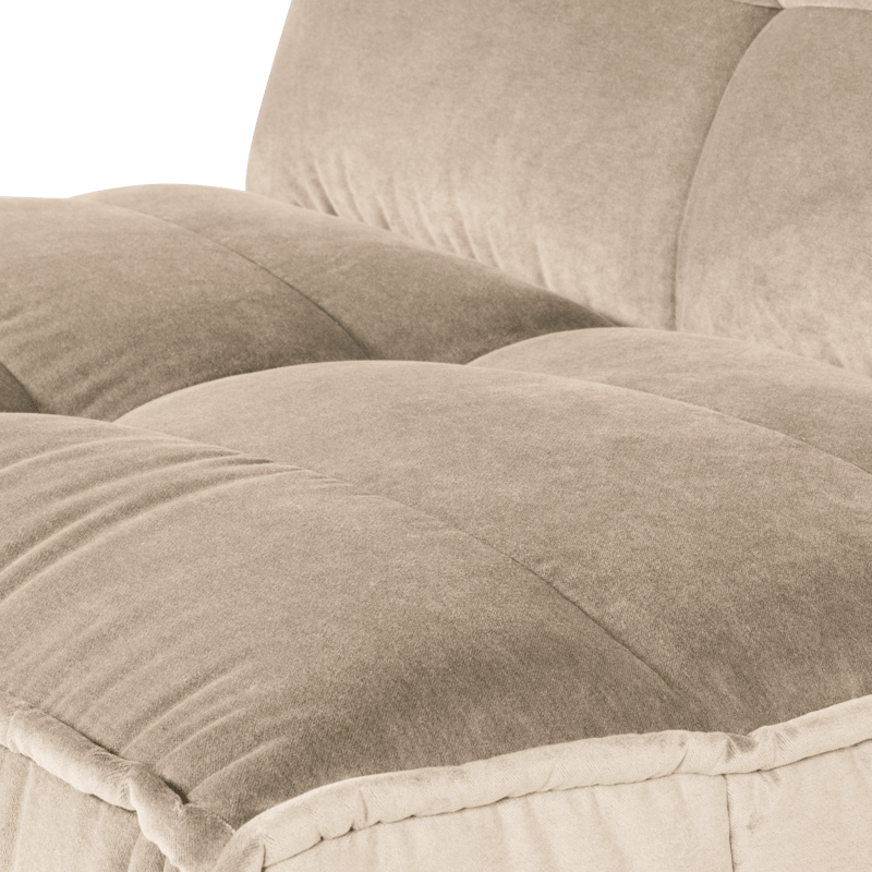 1-istuttava moduuli Cluster 105 cm - Beige - Huonekalut - Sohva - Moduulisohva