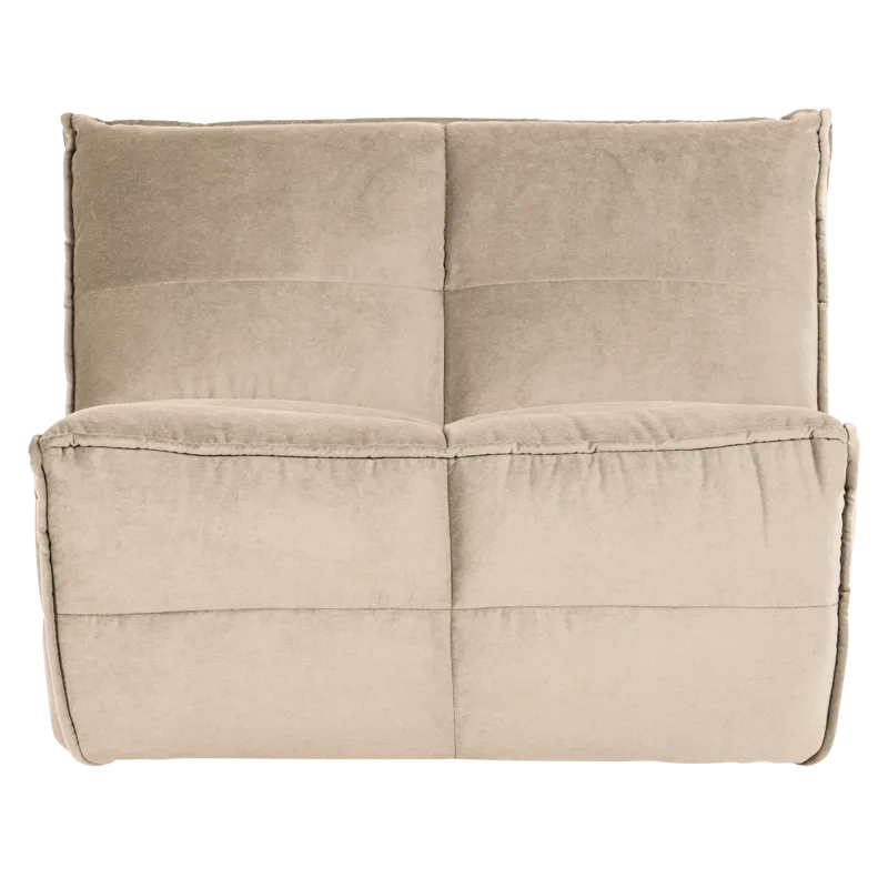 1-istuttava moduuli Cluster 105 cm - Beige - Huonekalut - Sohva - Moduulisohva