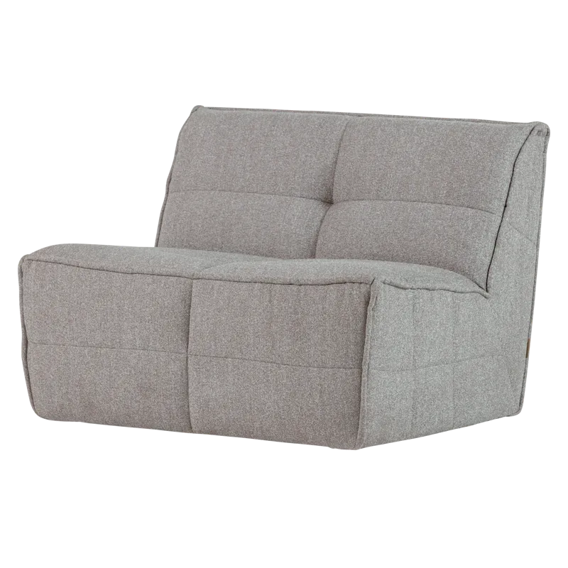 1-istuttava moduuli Cluster 105 cm, Lämminharmaa