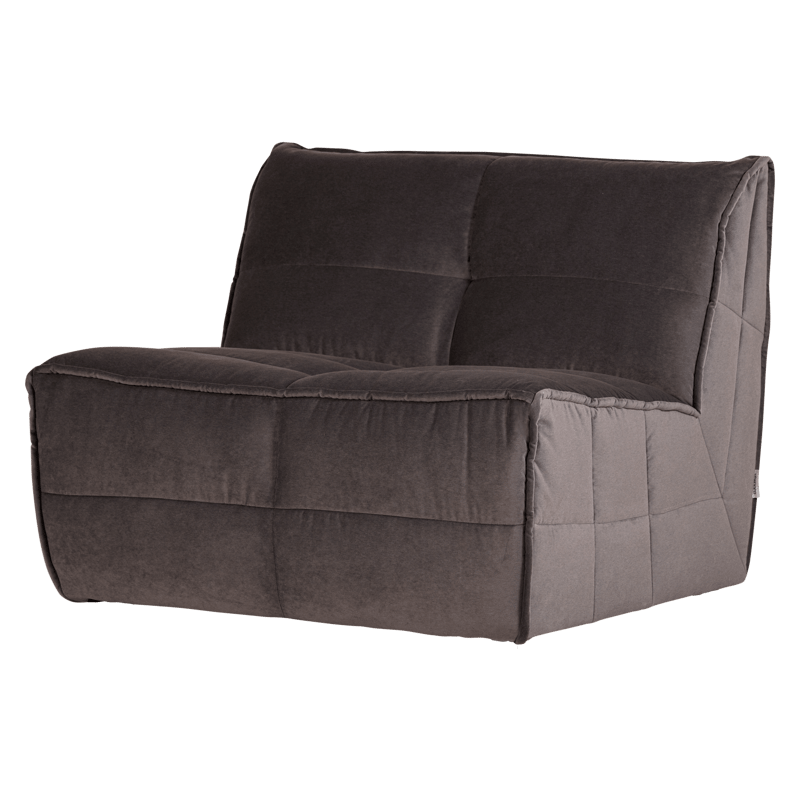 1-istuttava moduuli Cluster 105 cm, Suklaanruskea