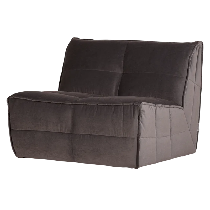 1-istuttava moduuli Cluster 105 cm, Suklaanruskea