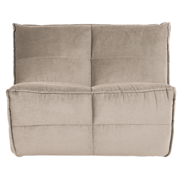 1-istuttava moduuli Cluster 105 cm - Taupe - Huonekalut - Sohva - Moduulisohva