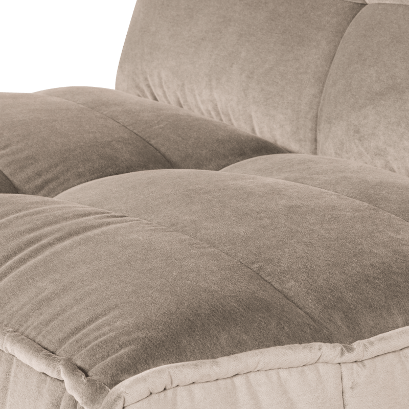 1-istuttava moduuli Cluster 105 cm - Taupe - Huonekalut - Sohva - Moduulisohva