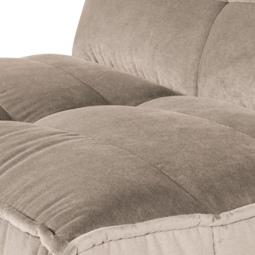 1-istuttava moduuli Cluster 105 cm - Taupe - Huonekalut - Sohva - Moduulisohva