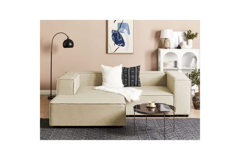 2-sits Hörnsoffa Beliani Aprica Högervänd Left-faced - Huonekalut - Sohva - Moduulisohva