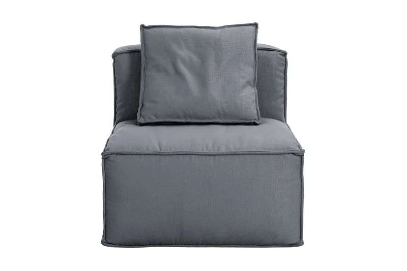 2:n ist Sohva Trianta - Vaaleanharmaa/Musta - Huonekalut - Sohva - Moduulisohva