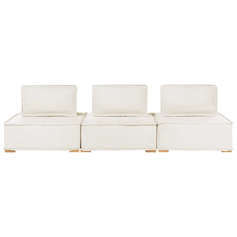 3-istuttava sohva Tibro, Off-White