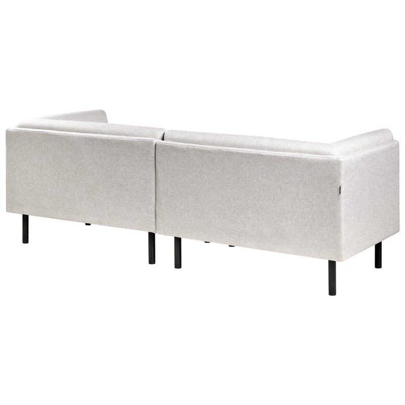 3-istuttava sohva Vorgod Kangas - Vaalea beige - Huonekalut - Sohva - 3:n istuttava sohva