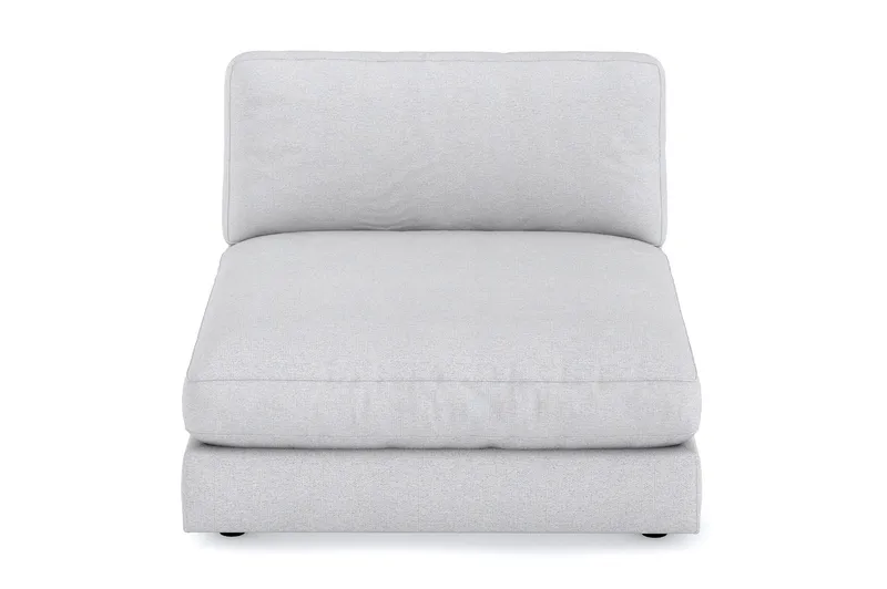 Arken 1-istuttava Divaanimoduuli Kankaalla - Vaaleanharmaa - Huonekalut - Sohva - Moduulisohva - Muut moduulisohvan moduulit