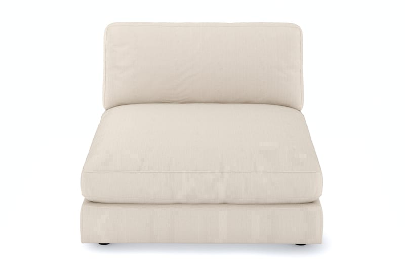 Arken 1-istuttava Divaanimoduuli Manchester-kankaalla - Beige - Huonekalut - Sohva - Moduulisohva - Muut moduulisohvan moduulit