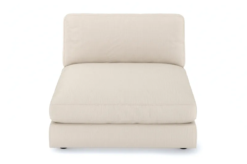 Arken 1-istuttava Divaanimoduuli Manchester-kankaalla - Beige - Huonekalut - Sohva - Moduulisohva - Muut moduulisohvan moduulit