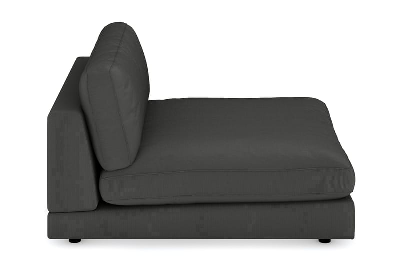 Arken 1-istuttava Divaanimoduuli Manchester-kankaalla - Tummanharmaa - Huonekalut - Sohva - Moduulisohva - Muut moduulisohvan moduulit