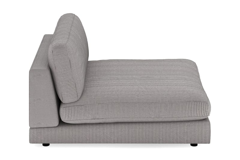 Arken 1-istuttava Divaanimoduuli Manchester-kankaalla - Tummanharmaa - Huonekalut - Sohva - Moduulisohva - Muut moduulisohvan moduulit