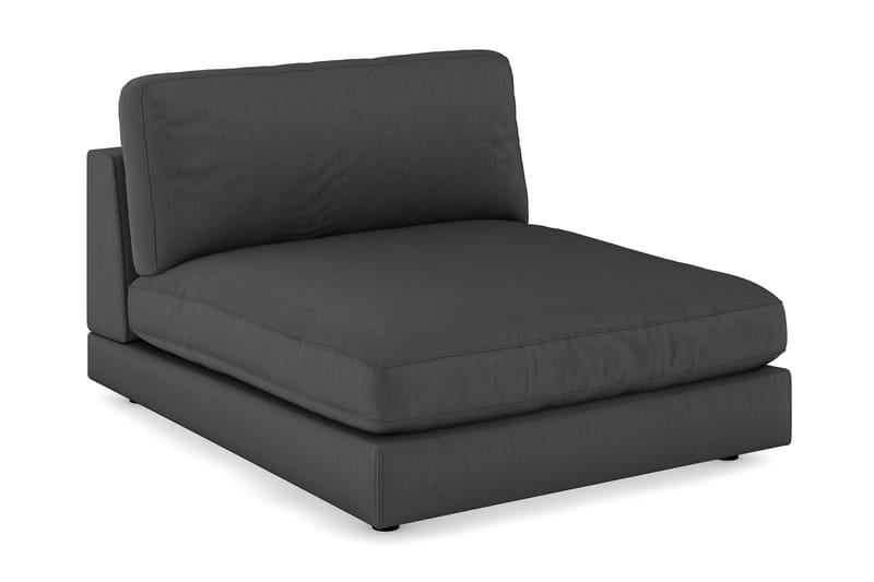 Arken 1-istuttava Divaanimoduuli Manchester-kankaalla, Tummanharmaa