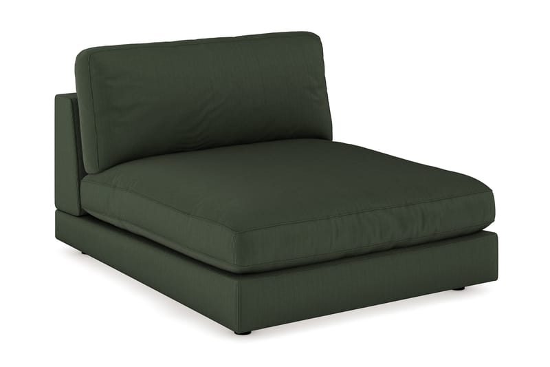 Arken 1-istuttava Divaanimoduuli Manchester-kankaalla, Tummanvihreä