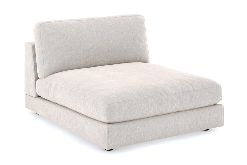 Arken 1-istuttava Divaanimoduuli Sametilla, Kermanvalkoinen