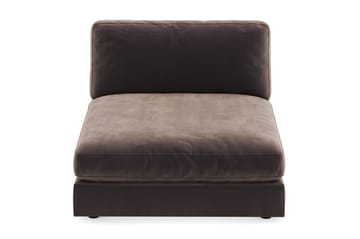 Arken 1-istuttava Divaanimoduuli Sametilla - Ruskea - Huonekalut - Sohva - Moduulisohva - Muut moduulisohvan moduulit