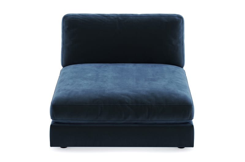 Arken 1-istuttava Divaanimoduuli Sametilla - Sininen - Huonekalut - Sohva - Moduulisohva - Muut moduulisohvan moduulit