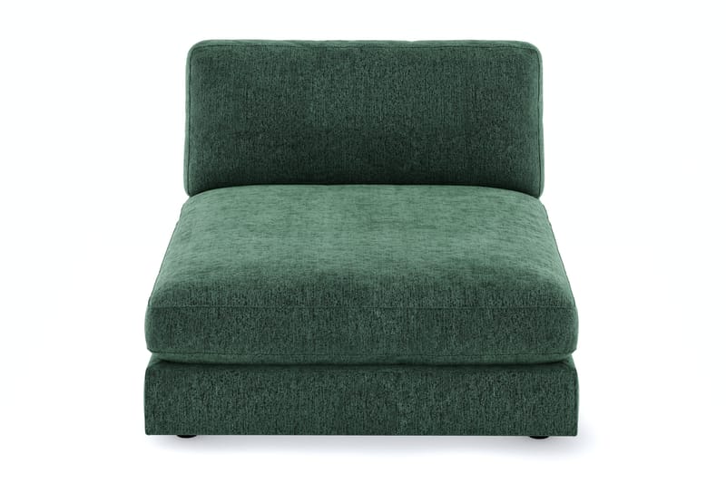 Arken 1-istuttava Divaanimoduuli Sametilla - Tummanvihreä - Huonekalut - Sohva - Moduulisohva - Muut moduulisohvan moduulit