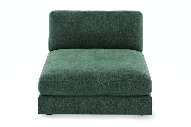 Arken 1-istuttava Divaanimoduuli Sametilla - Tummanvihreä - Huonekalut - Sohva - Moduulisohva - Muut moduulisohvan moduulit
