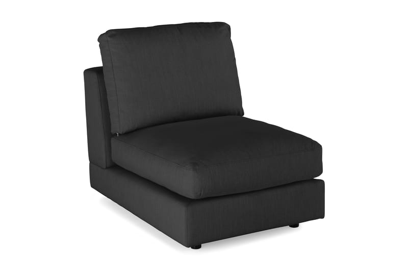 Arken 1-istuttava Keskimoduuli Kankaalla 70 cm leveä - Musta - Huonekalut - Sohva - Moduulisohva