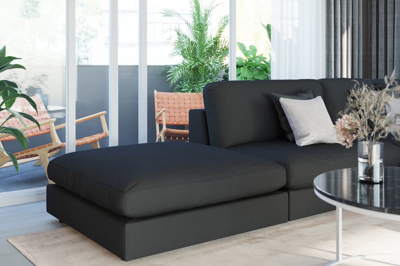 Arken 1-istuttava Keskimoduuli Kankaalla 70 cm leveä - Musta - Huonekalut - Sohva - Moduulisohva