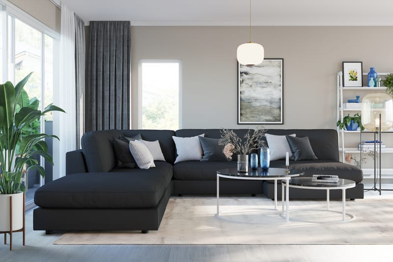 Arken 1-istuttava Keskimoduuli Kankaalla 70 cm leveä - Musta - Huonekalut - Sohva - Moduulisohva