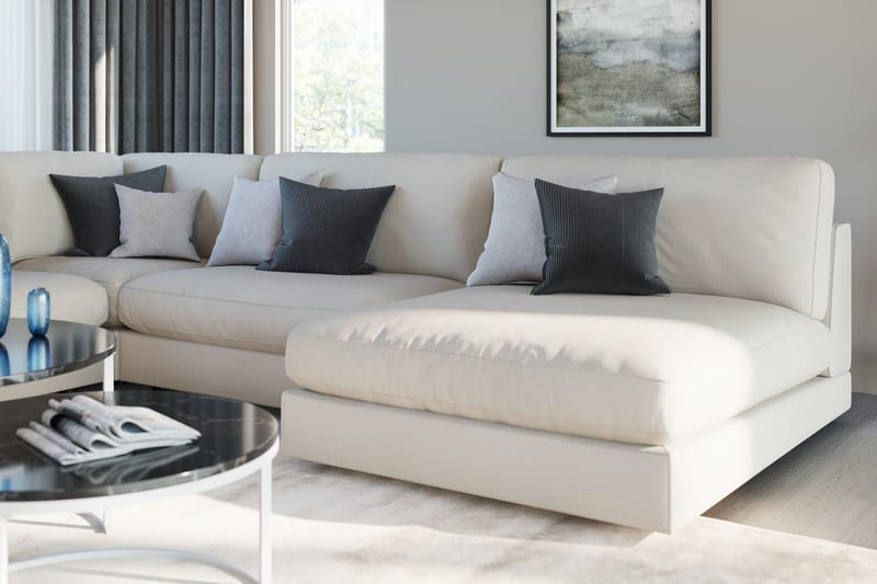 Arken 1-istuttava Keskimoduuli Kankaalla 90 cm leveä - Beige - Huonekalut - Sohva - Moduulisohva