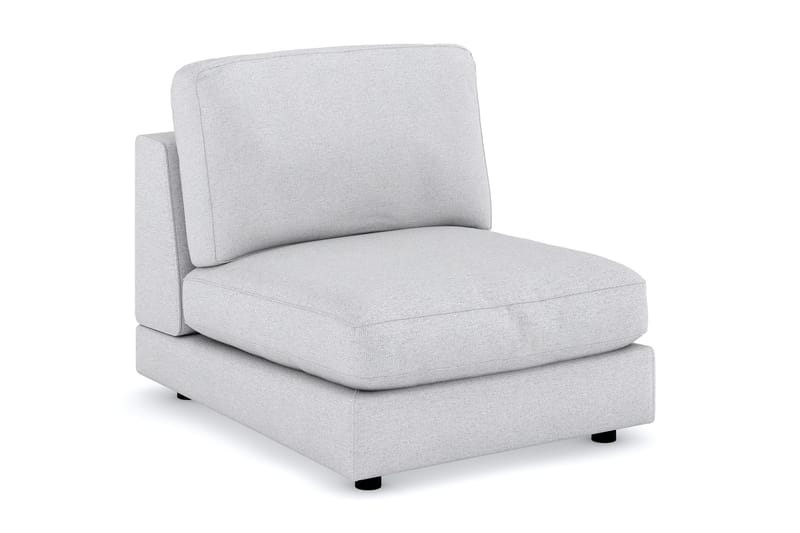 Arken 1-istuttava Keskimoduuli Kankaalla 90 cm leveä, Vaaleanharmaa