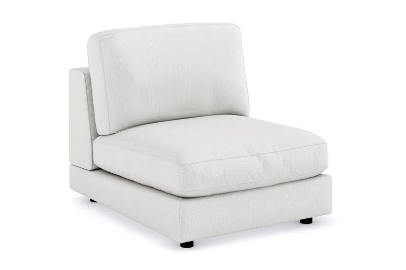 Arken 1-istuttava Keskimoduuli Kankaalla 90 cm leveä, Vaaleanharmaa