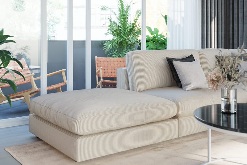 Arken 1-istuttava Keskimoduuli Manchester-kankaalla 70 cm leveä - Beige - Huonekalut - Sohva - Moduulisohva