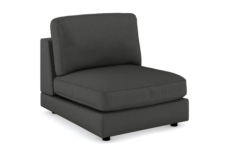 Arken 1-istuttava Keskimoduuli Manchester-kankaalla 90 cm leveä - Tummanharmaa - Huonekalut - Sohva - Moduulisohva