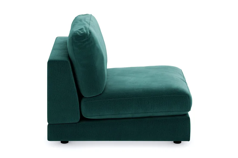 Arken 1-istuttava Keskimoduuli Sametilla 70 cm leveä - Vihreä - Huonekalut - Sohva - Moduulisohva
