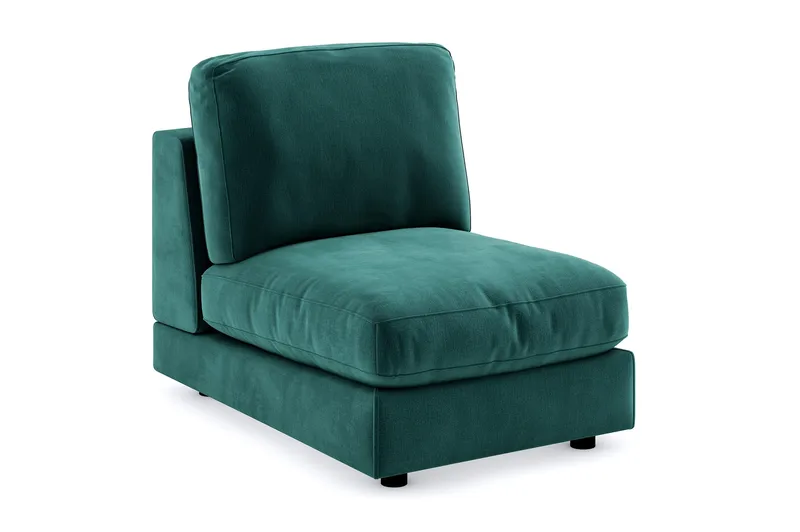 Arken 1-istuttava Keskimoduuli Sametilla 70 cm leveä, Vihreä