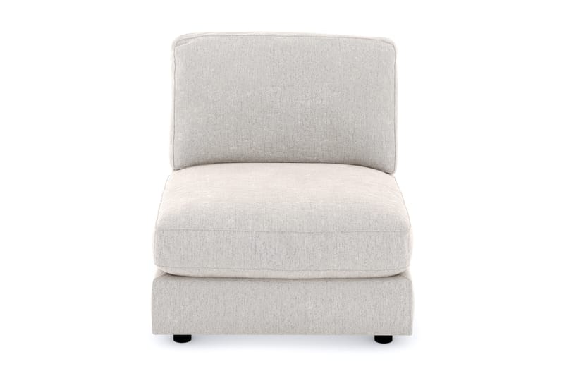 Arken 1-istuttava Keskimoduuli Sametilla 90 cm leveä - Kermanvalkoinen - Huonekalut - Sohva - Moduulisohva