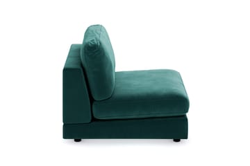Arken 1-istuttava Keskimoduuli Sametilla 90 cm leveä - Vihreä - Huonekalut - Sohva - Moduulisohva